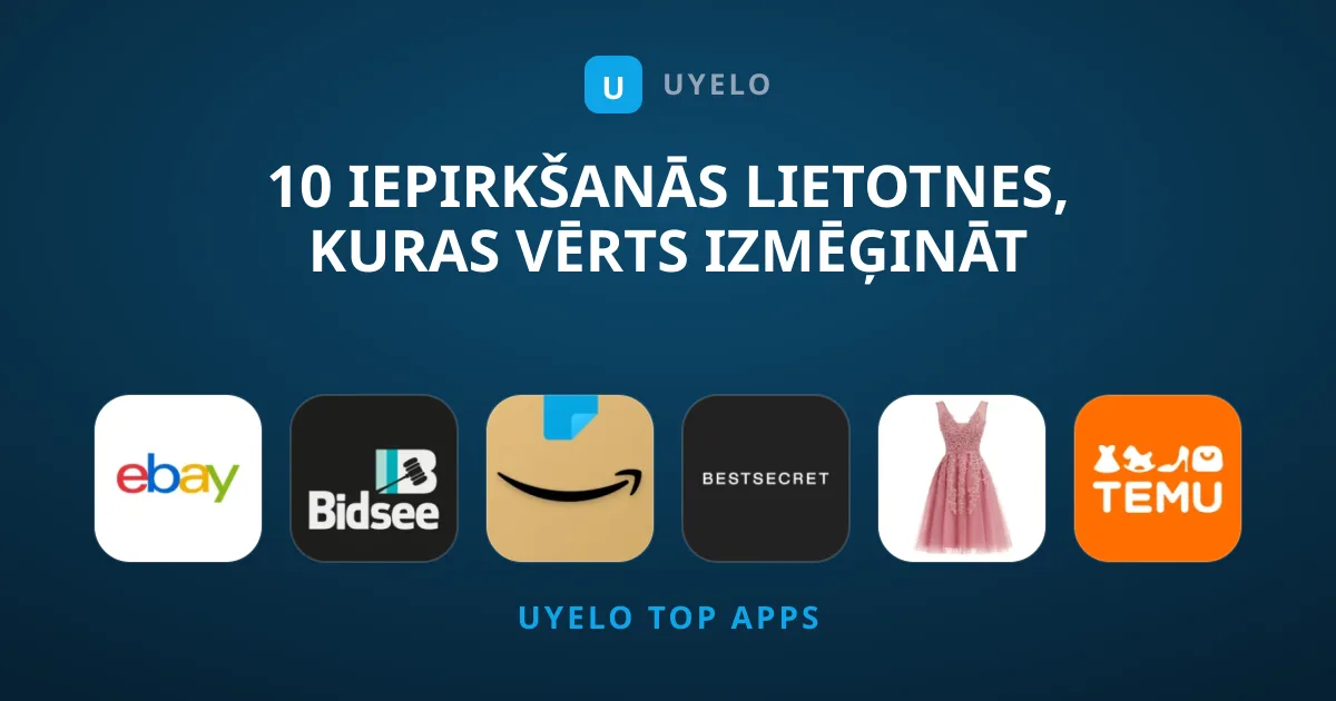 10 Iepirkšanās Lietotnes, Kuras Vērts Izmēģināt Šodien